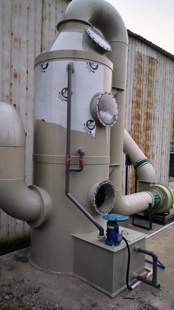 2022年，韶關曲江，PP噴淋塔