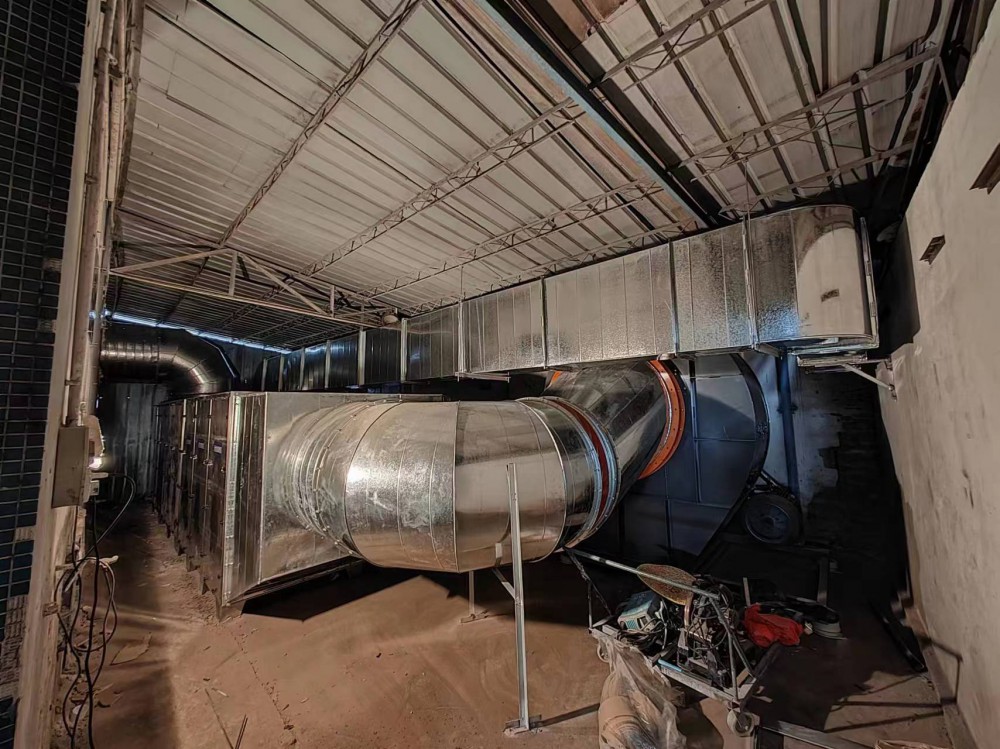 2024年，廣州番禺，家具廠噴漆廢氣（多級活性炭）